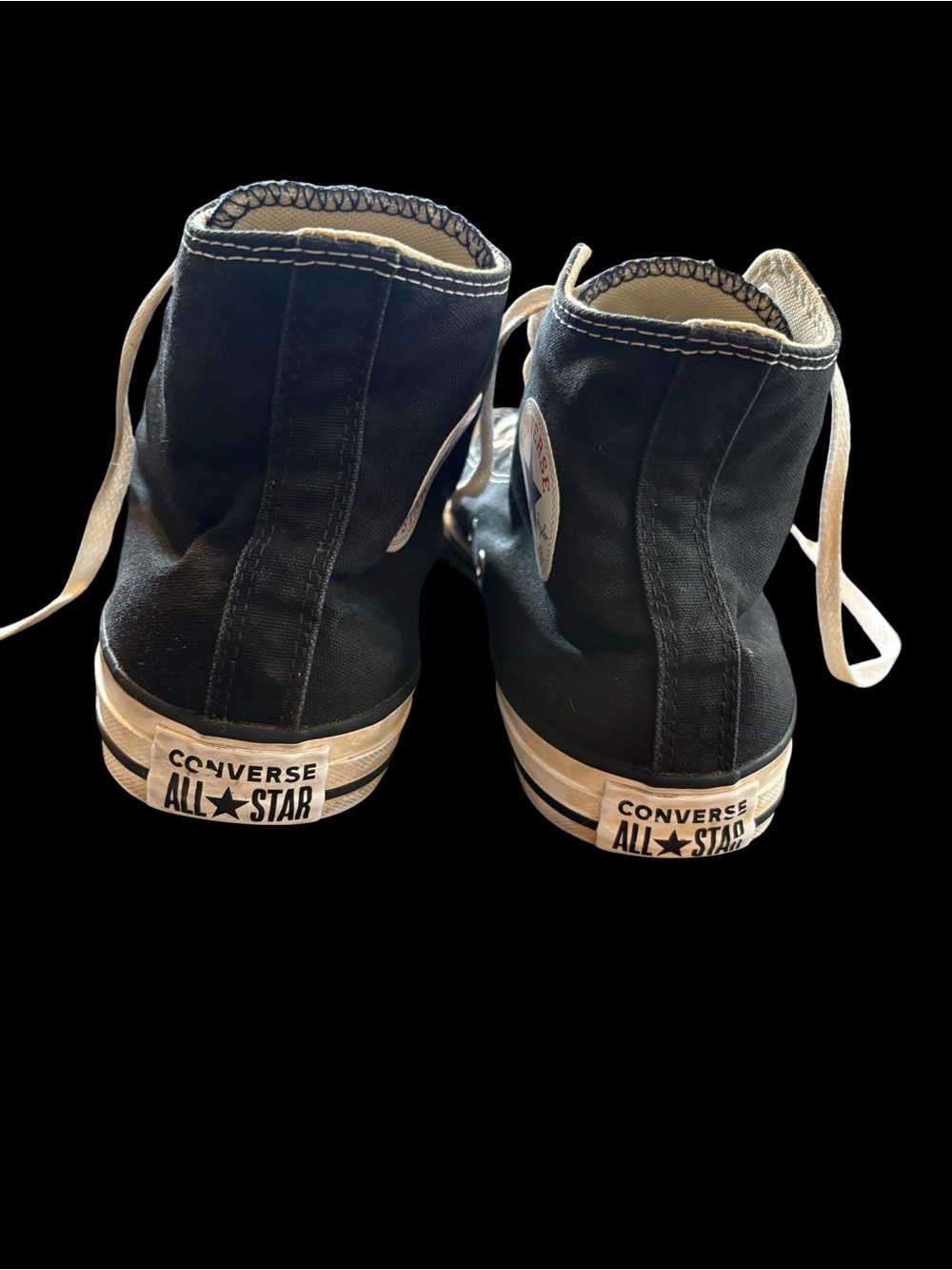 Converse Black and White High-Top Sneakers - Picture 2 of 7